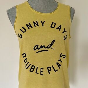 Baseballism Women's Large Sunny Days tank